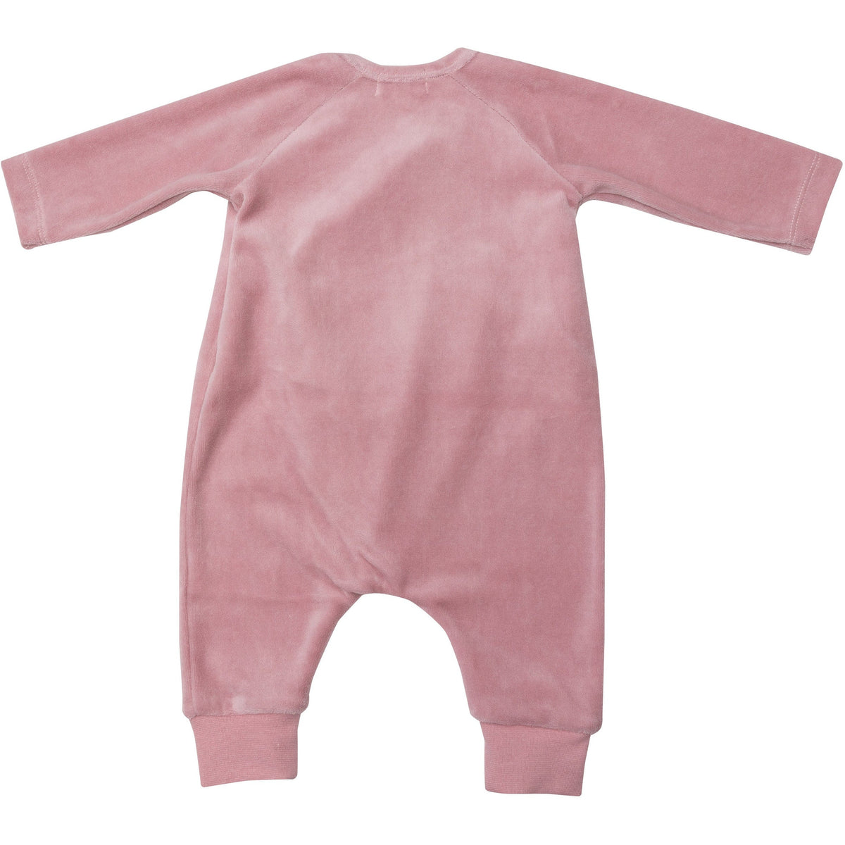 Angel Dear Velour  Wrap Coverall | Blush